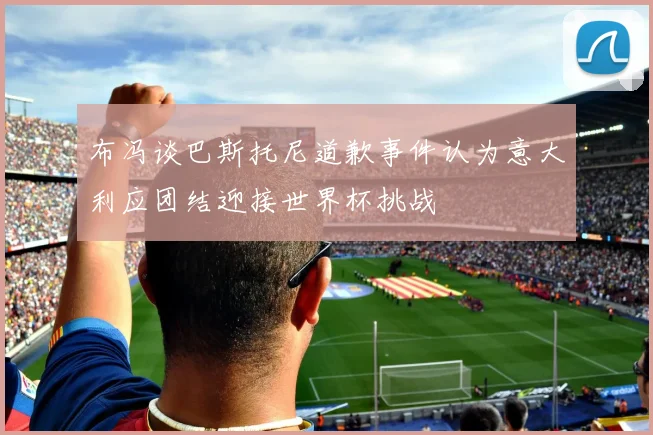 布冯谈巴斯托尼道歉事件认为意大利应团结迎接世界杯挑战
